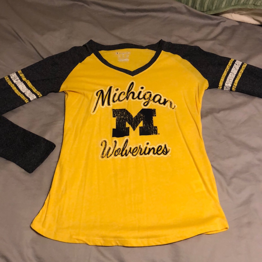 Champion Michigan Wolverines long sleeve t-shirt